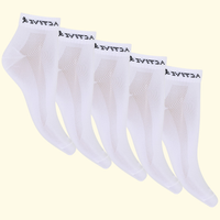 Active socks - Lav - 5-pak - Hvid