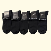 Active socks - Lav - 5-pak - Sort