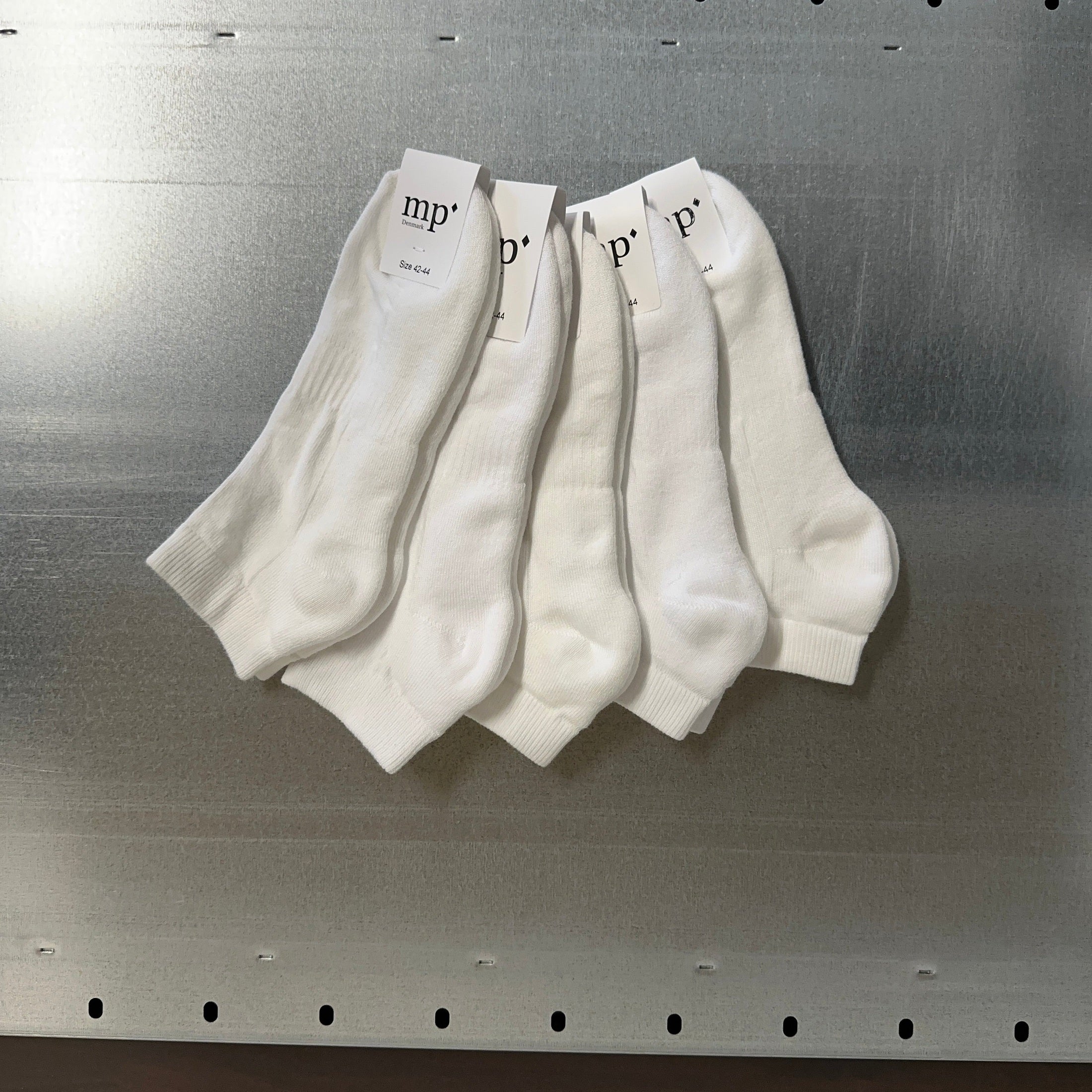 Tennis sneaker socks - 5-pak - Hvid