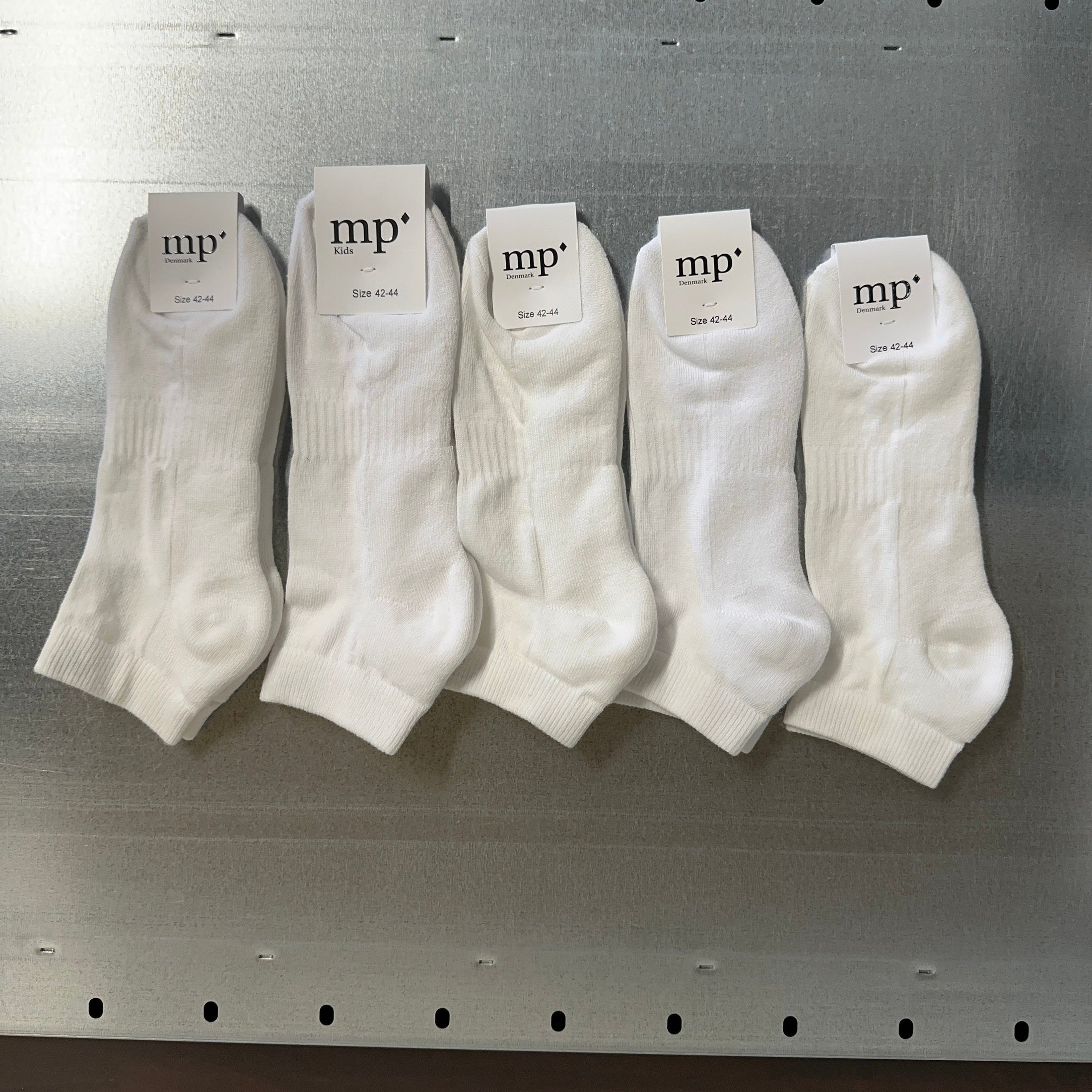 Tennis sneaker socks - 5-pak - Hvid