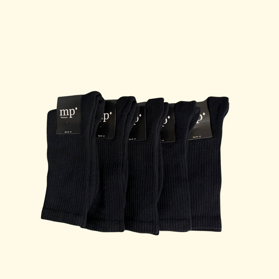 Tennis socks - 5-pak - Sort