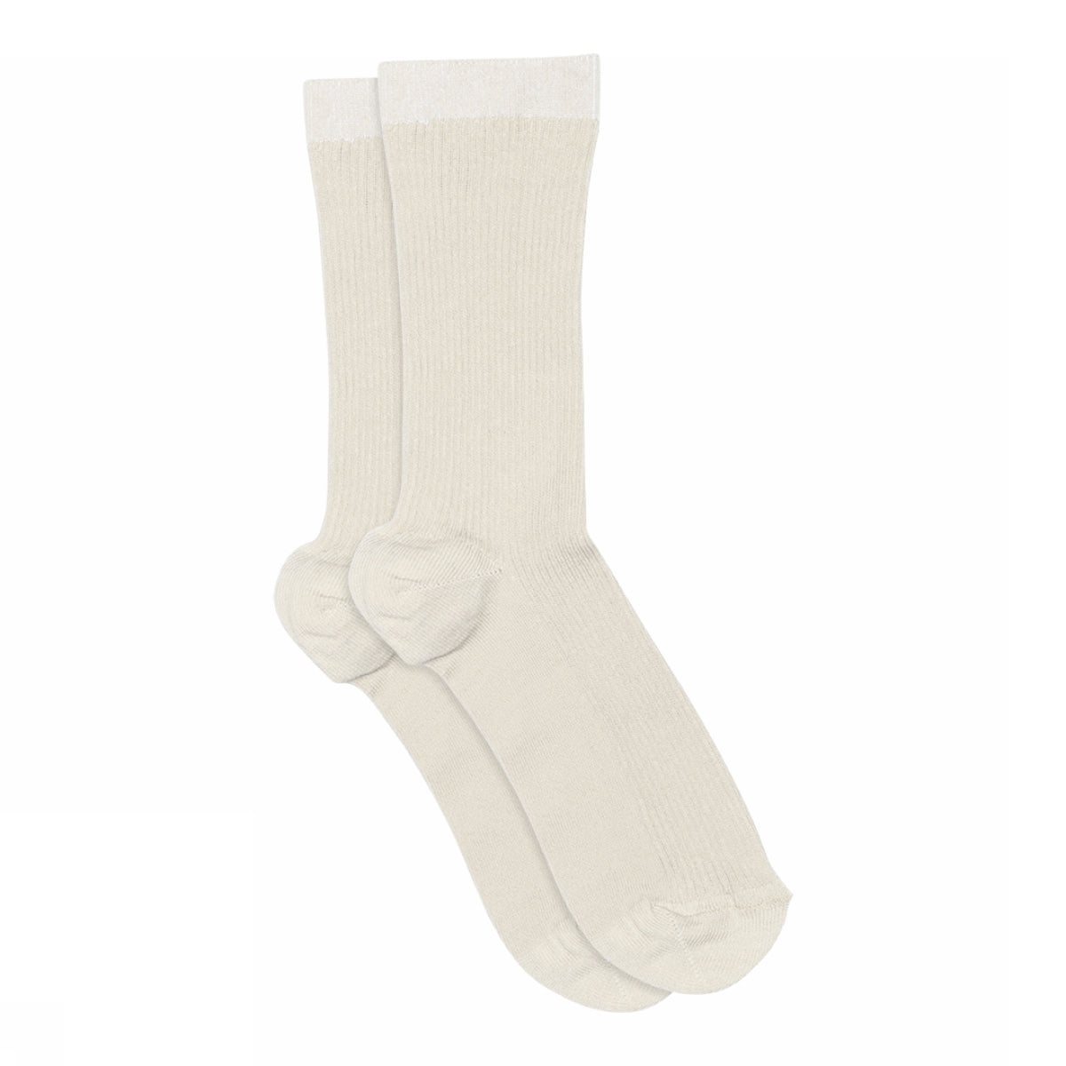 Fine cotton rib socks