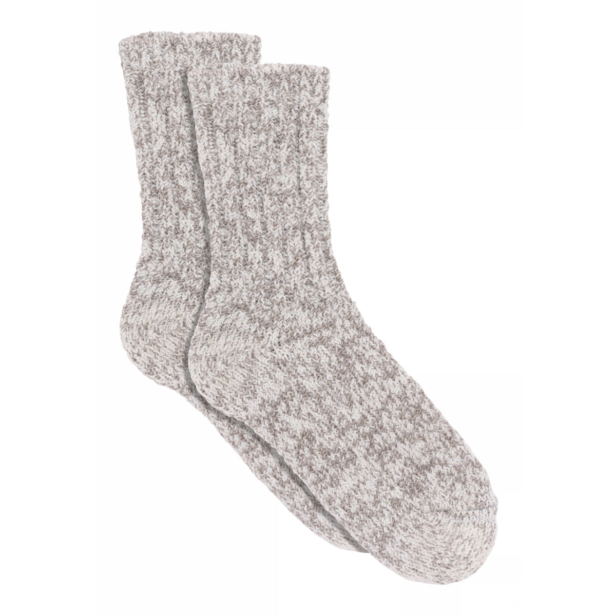 MPwoman Strømper - Wool rag sock i Light Brown Melange og Grey Melange  Køb light brown melange og grey melange Strømper fra MPwoman hos MP Denmark