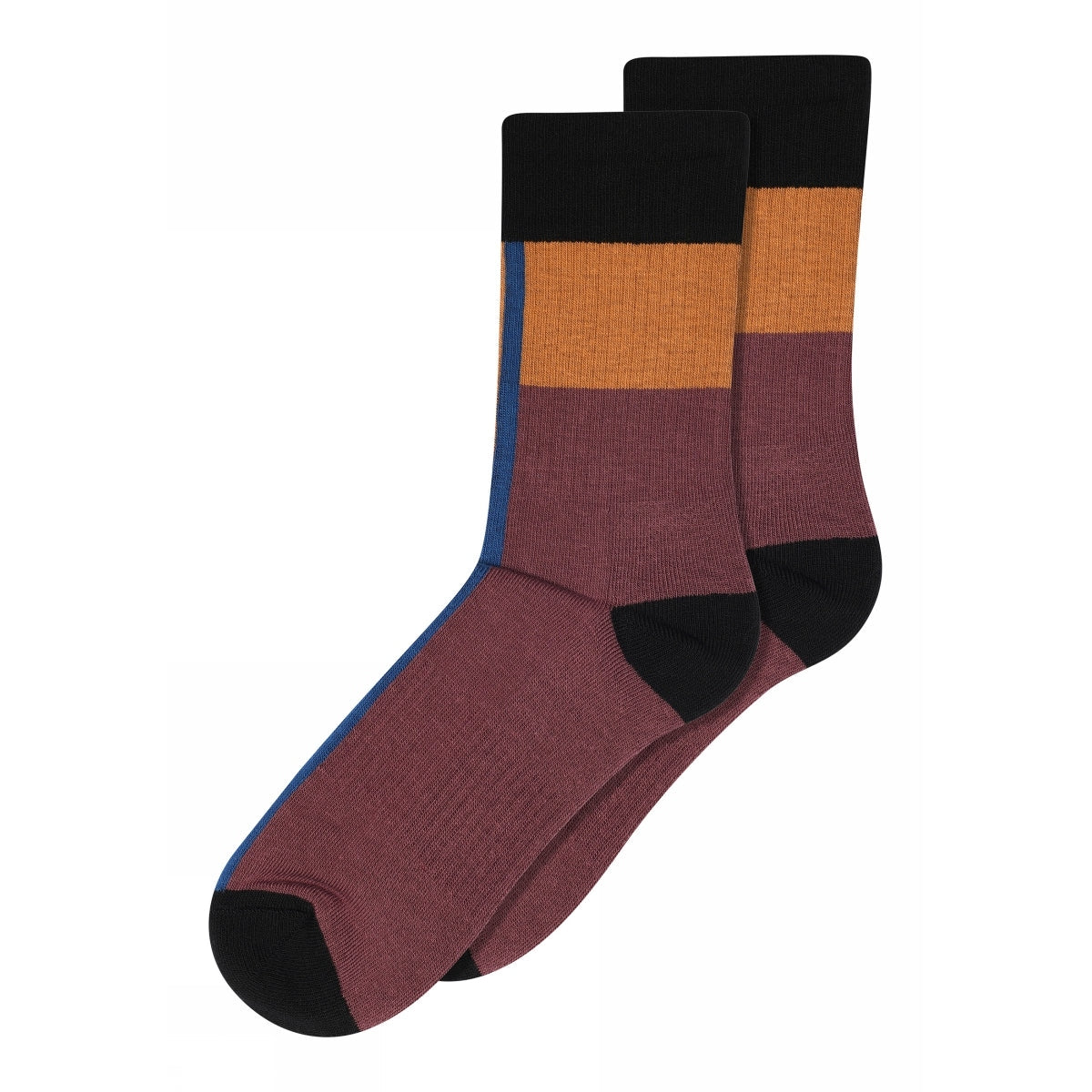 MPwoman Strømper - Linda socks i Grape Skin, Wood Rose, Navy og Ecru  Køb grape skin, wood rose, navy og ecru Strømper fra MPwoman hos MP Denmark