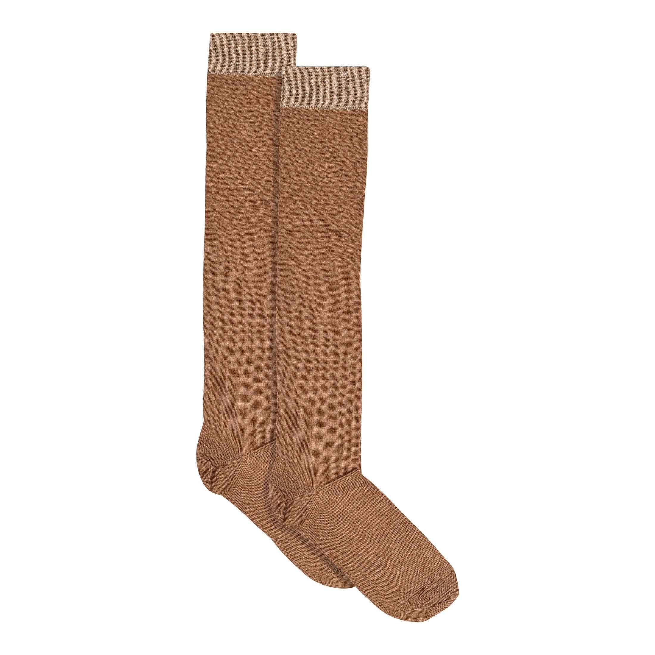 Wool/silk knee socks