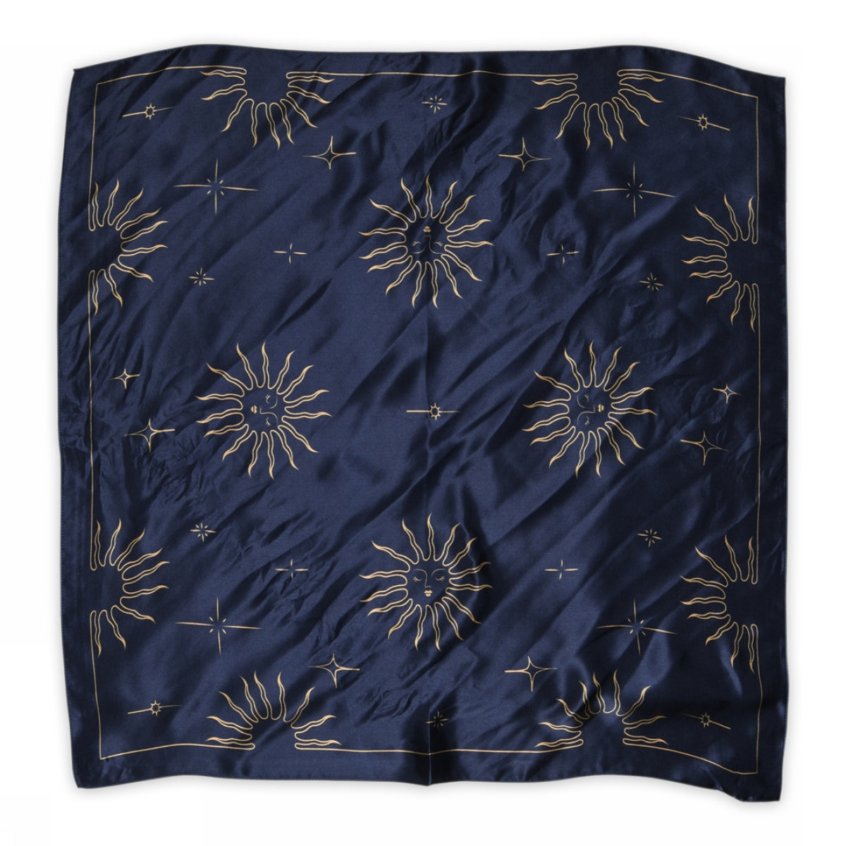 Solar silk scarf