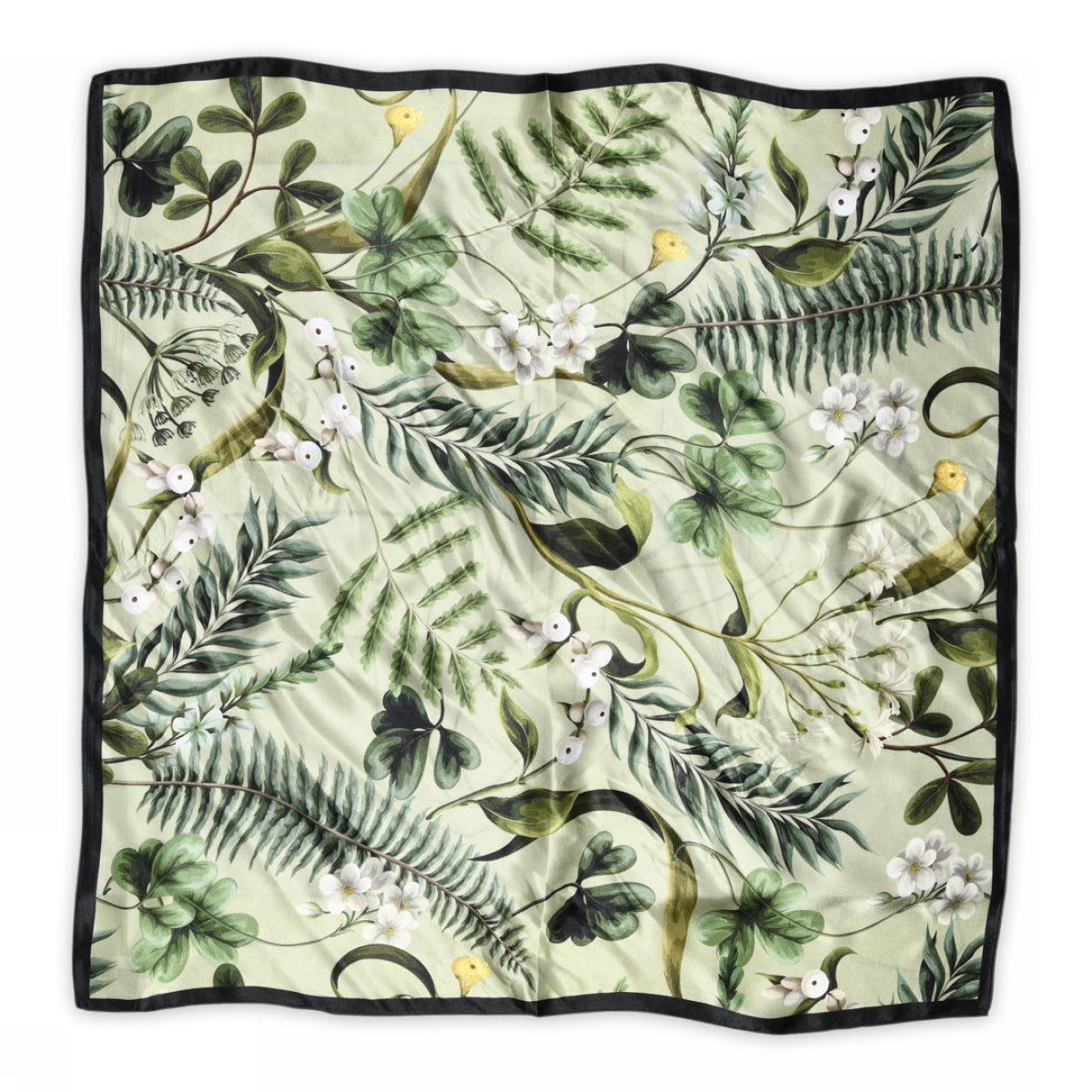 Fern silk scarf