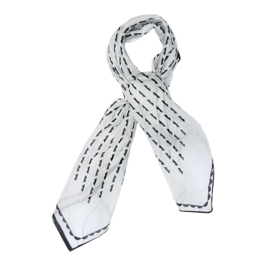 Georgia silk mix scarf