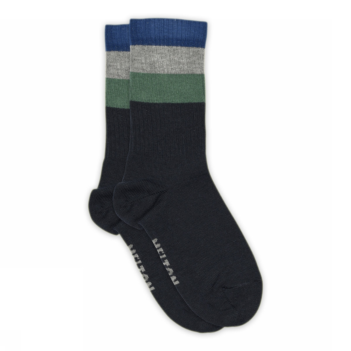 Wide stripes socks