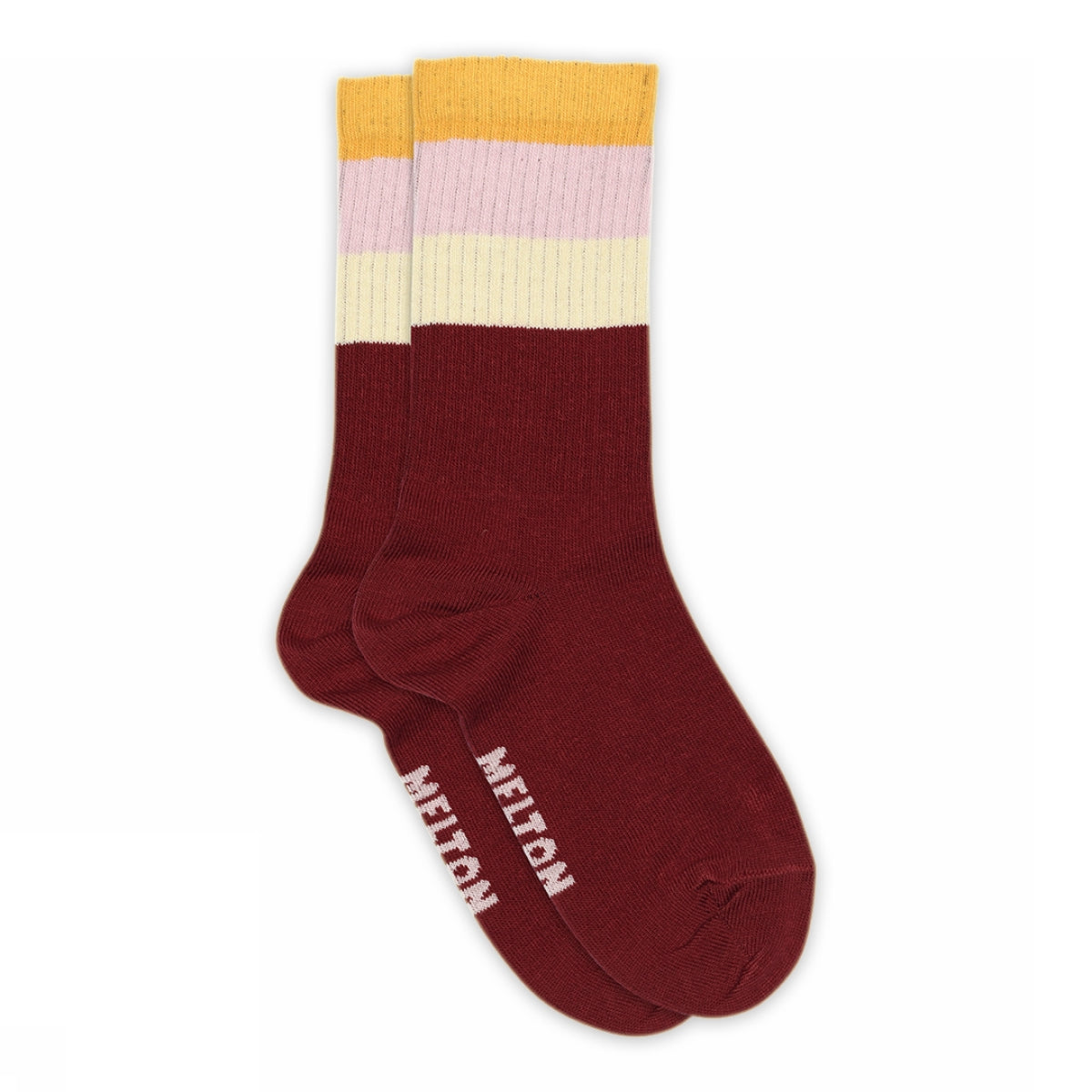 Wide stripes socks