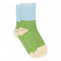 Block colour socks