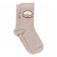 Shell glitter socks