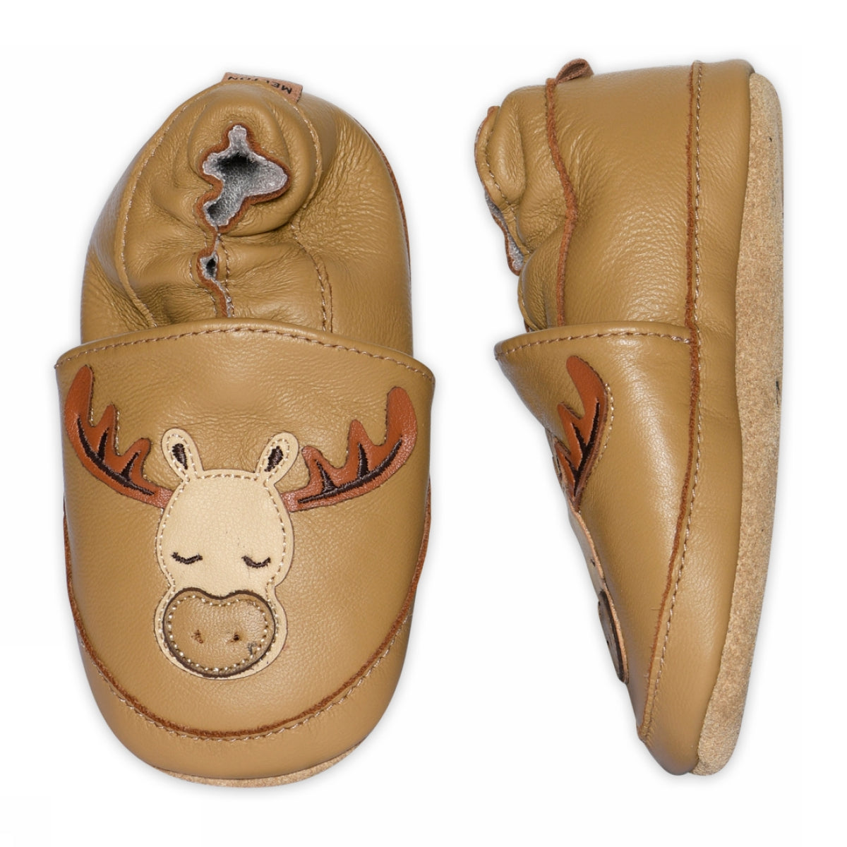 Moose leather slipper