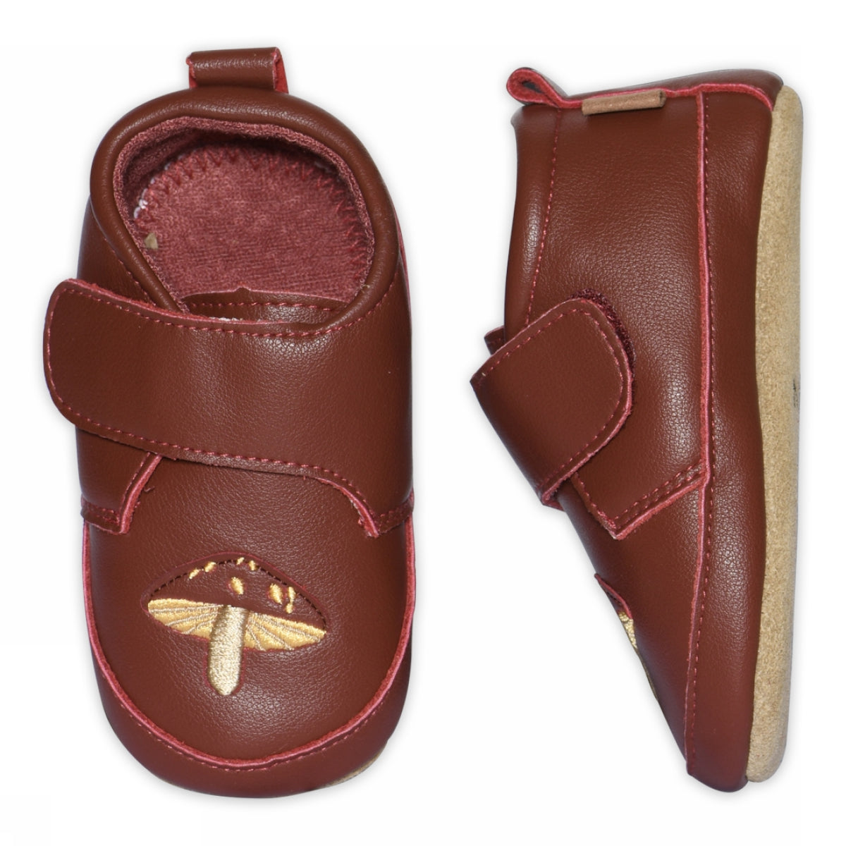 Mushroom leather slipper