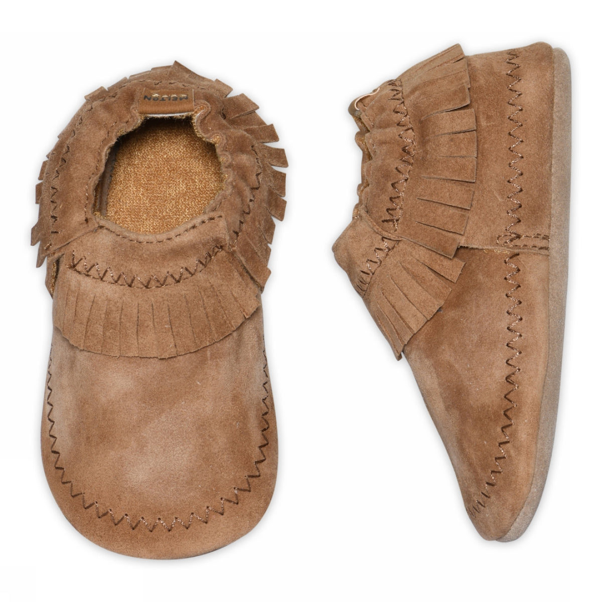 Moccasin suede slipper