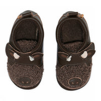 Buffalo leather slippers
