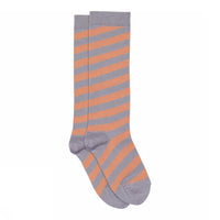 Candy stripe knee socks
