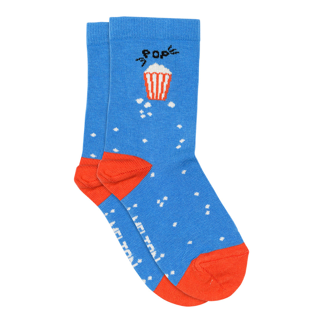 MELTON Strømper - Popcorn socks i Super Sonic Blue og Cloud Lilac  Køb super sonic blue og cloud lilac Strømper fra MELTON hos MP Denmark