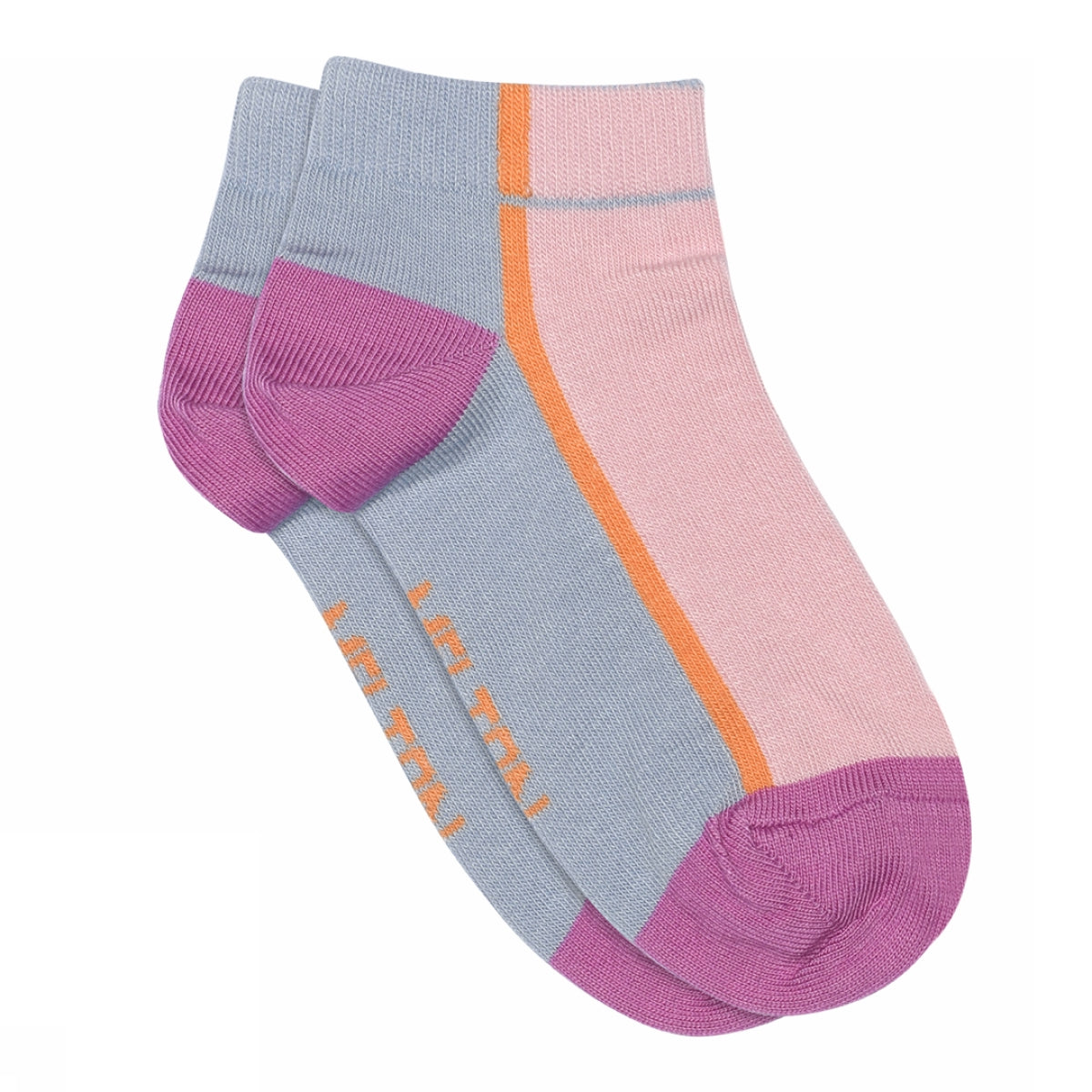 MELTON Strømper - Block sneaker socks i Forever Blue og Watercress  Køb forever blue og watercress Strømper fra MELTON hos MP Denmark