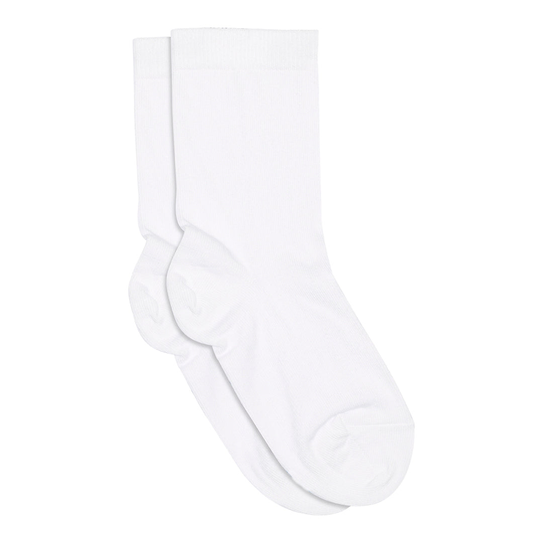 MELTON Strømper - Cotton socks i White, Light Grey Melange, Dark Grey Melange, Black, Marine, Denver Melange og Alt Rosa  Køb white, light grey melange, dark grey melange, black, marine, denver melange og alt rosa Strømper fra MELTON hos MP Denmark