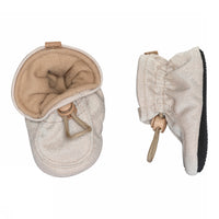 Glitter textile slippers