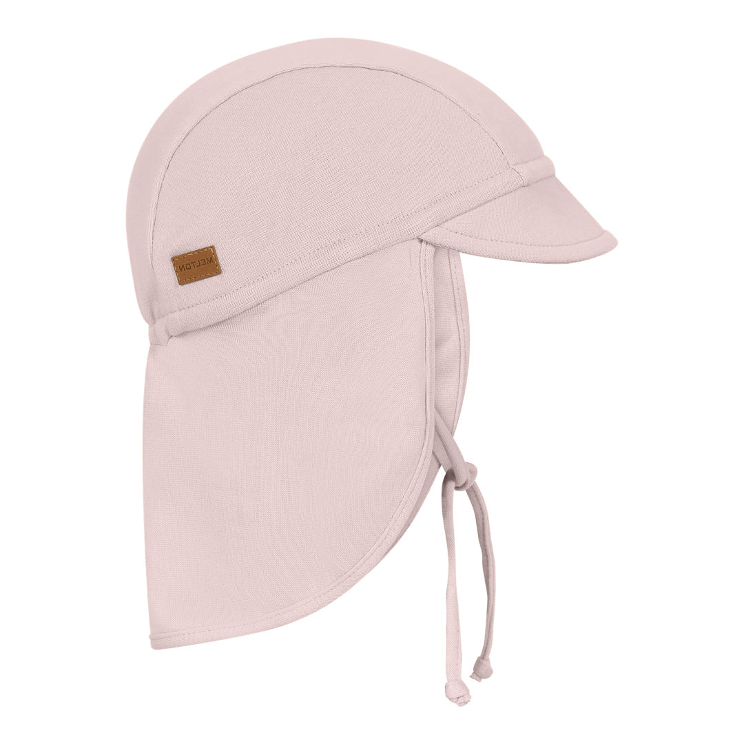 MELTON Sommerhatte - Jersey cap - Neck shade i Lotus, Titan, French Oak og Light Grey Melange  Køb lotus, titan, french oak og light grey melange Sommerhatte fra MELTON hos MP Denmark