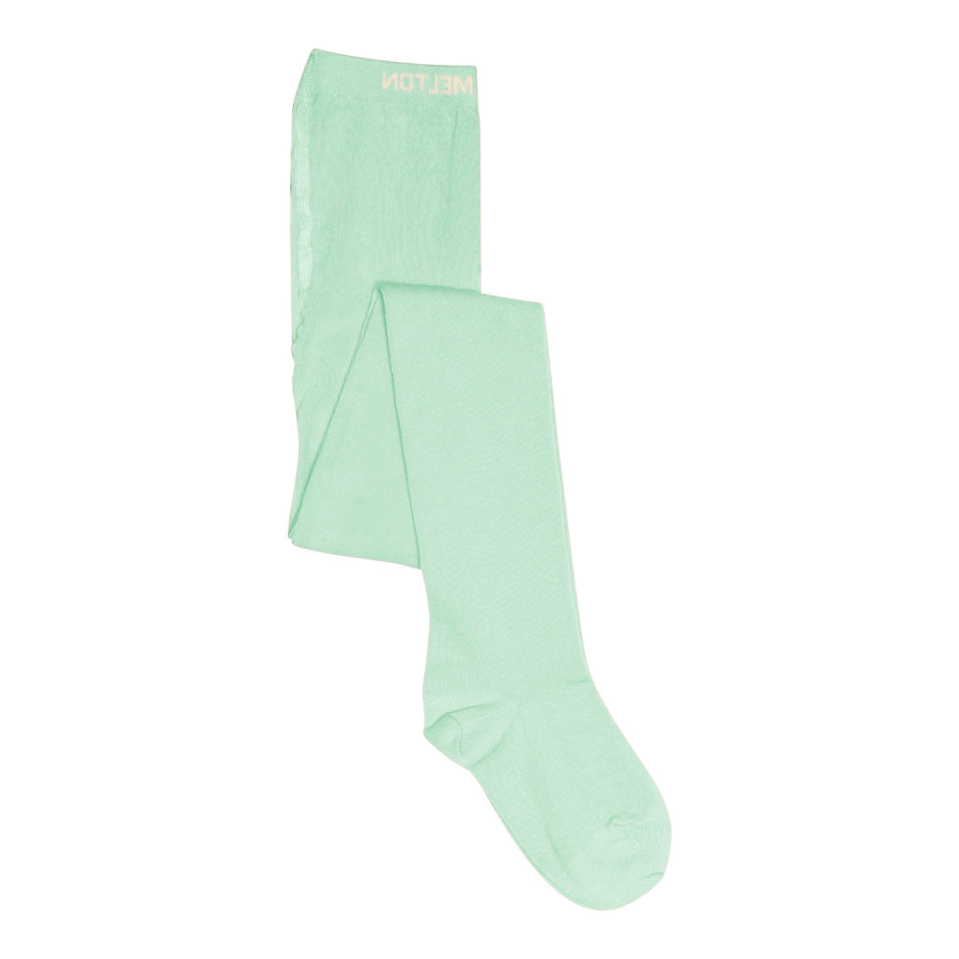 MELTON Strømpebukser - Cotton tights i Mint  Køb mint Strømpebukser fra MELTON hos MP Denmark