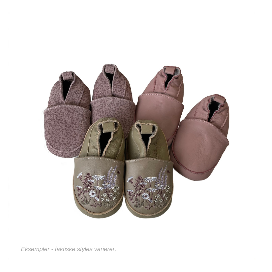 MP Denmark DK Hjemmesko - MELTON læder slippers - 3-pak - Pige i Girl colors  Køb girl colors Hjemmesko fra MP Denmark DK hos MP Denmark