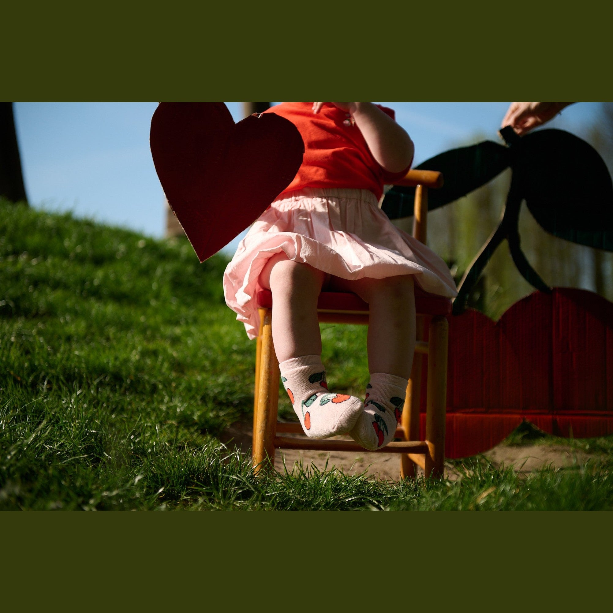 Cherries socks - anti-slip