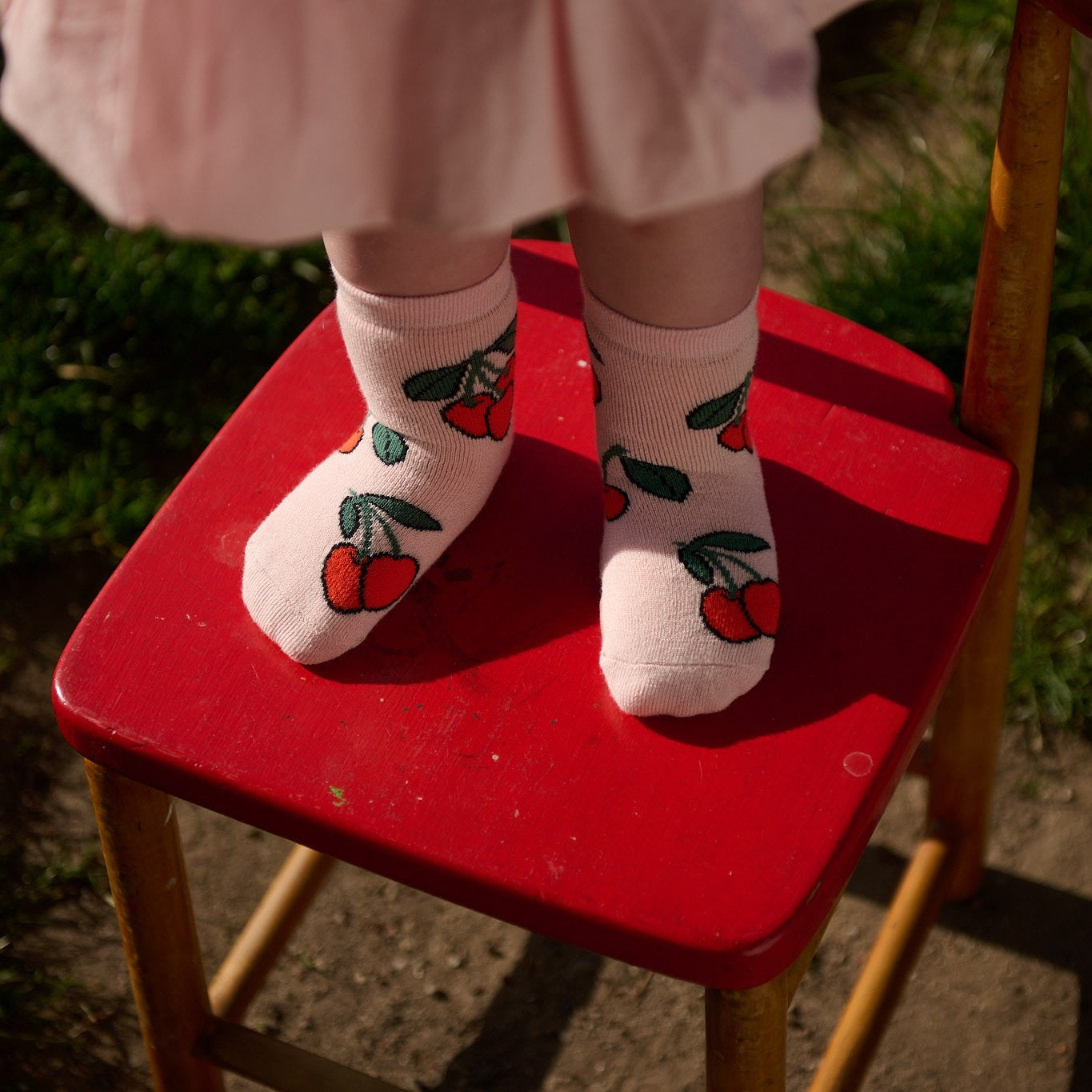 Cherries socks - anti-slip