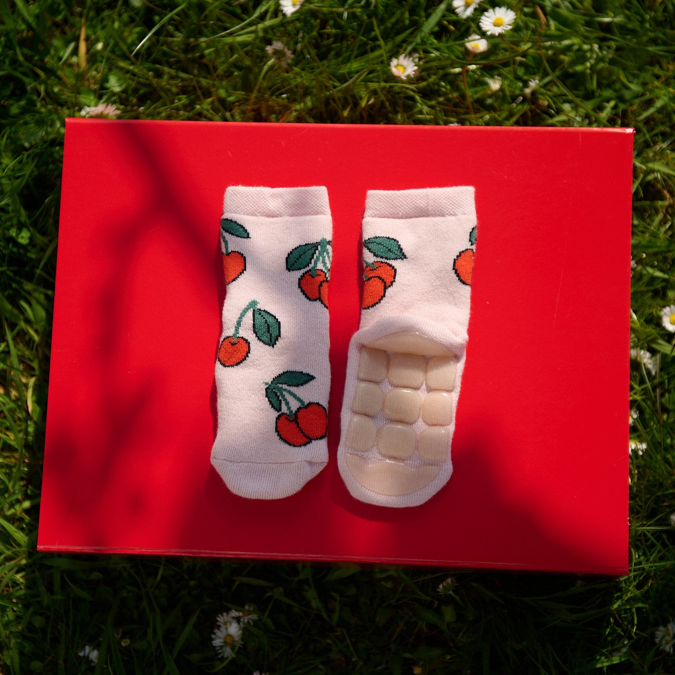 Cherries socks - anti-slip