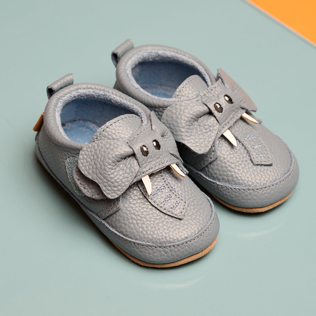 Elephant leather slipper