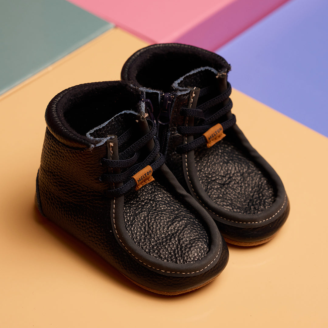 Luxury leather boots