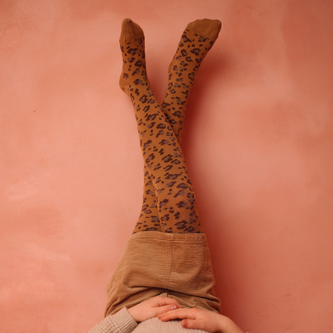 Leopard tights