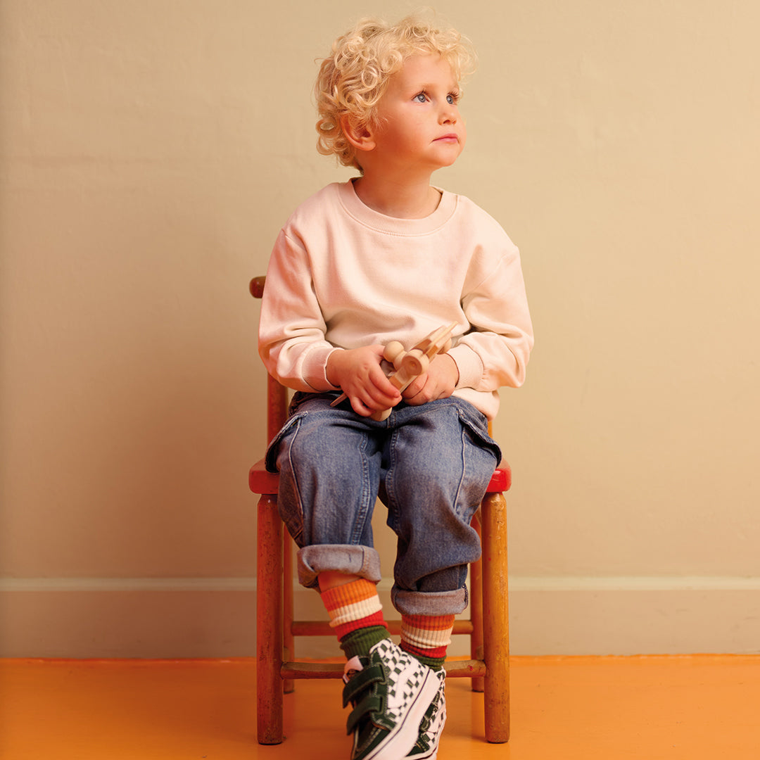 Wide stripes socks