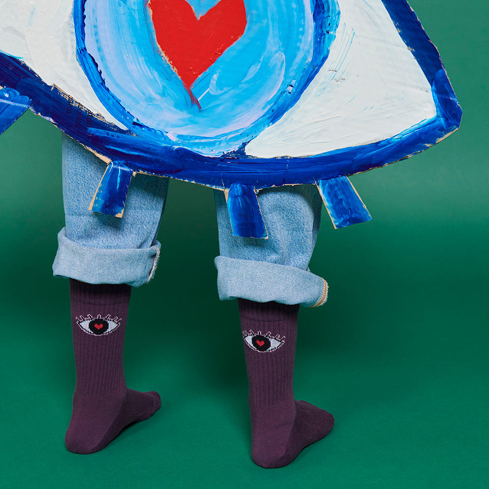 Love eye socks