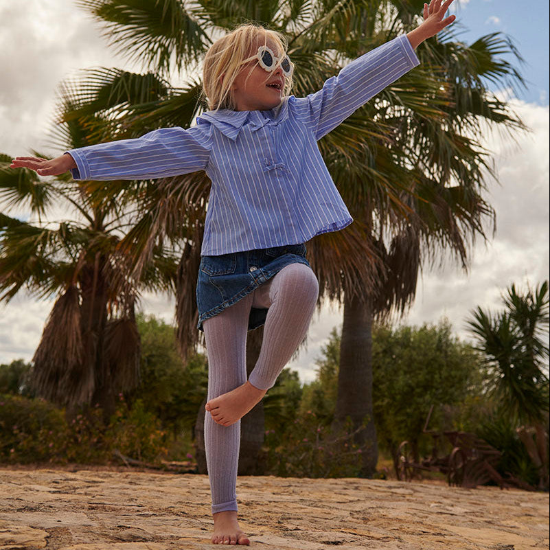 Cotton rib leggings
