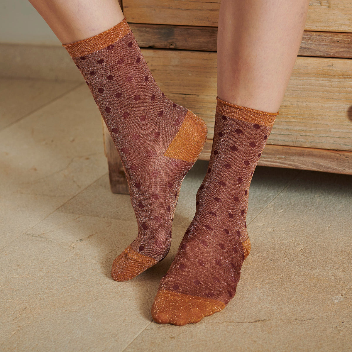 Donna glitter socks