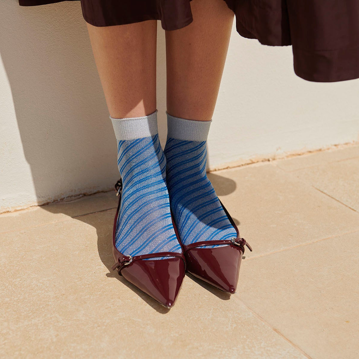 Elisa glitter short socks