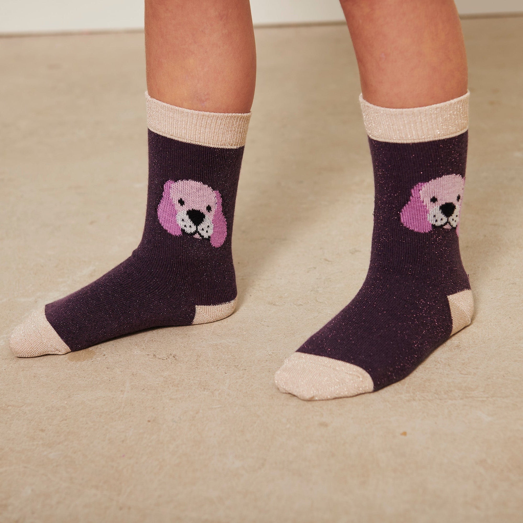 Doggy glitter socks