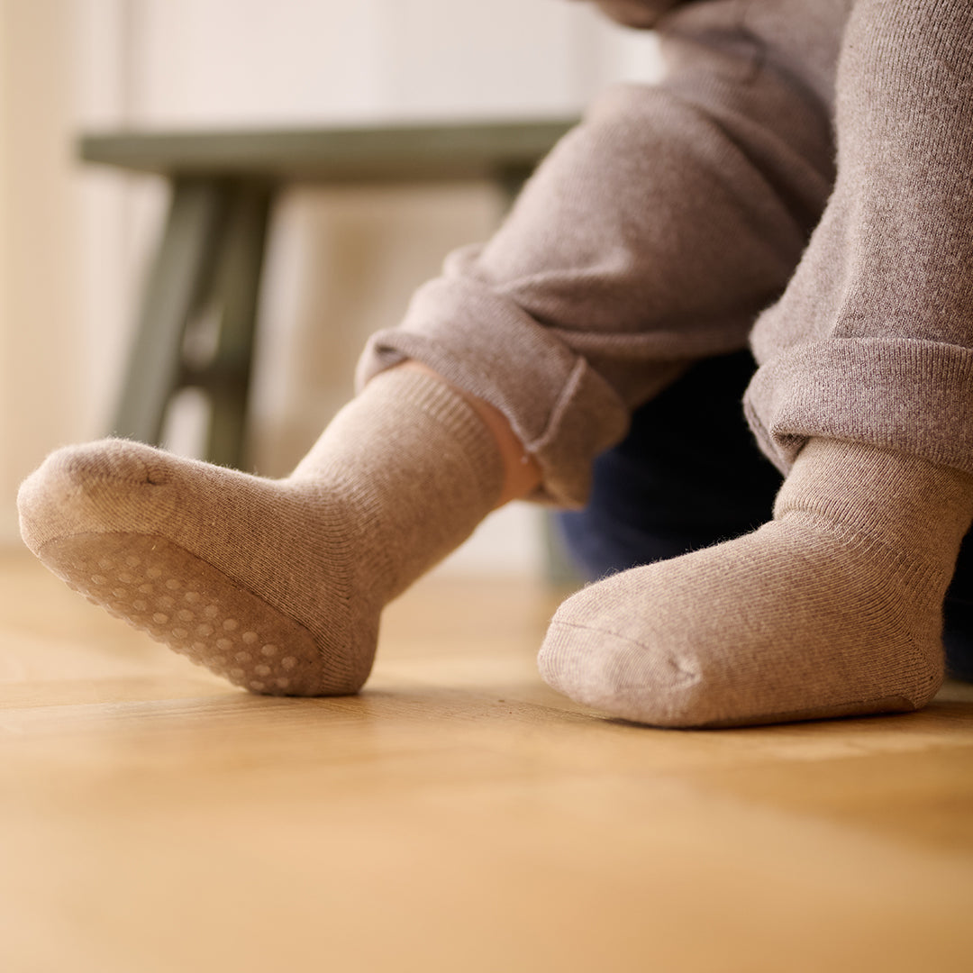 Wool socks - anti-slip