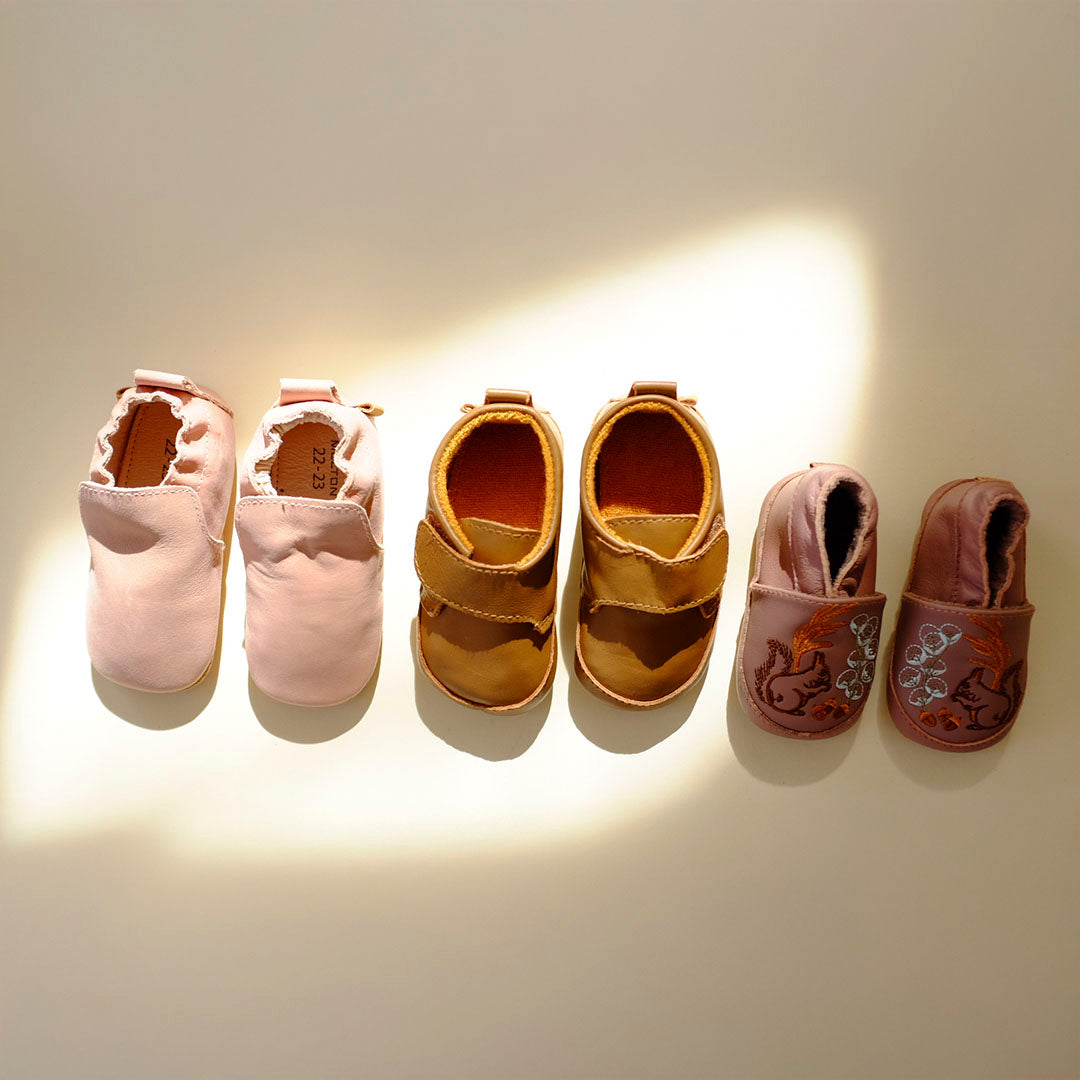 MP Denmark DK Hjemmesko - MELTON læder slippers - 3-pak - Pige i Girl colors  Køb girl colors Hjemmesko fra MP Denmark DK hos MP Denmark