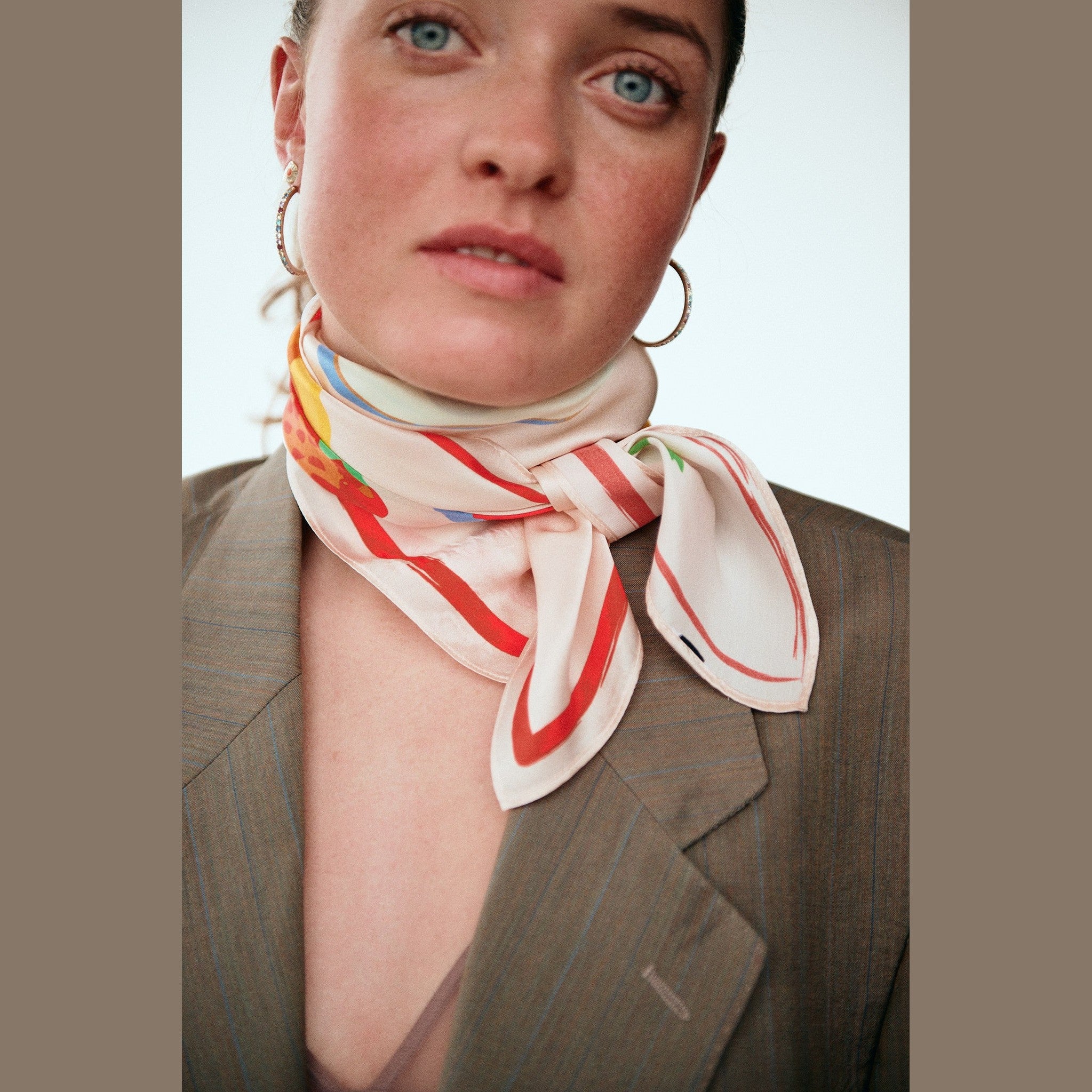 Eliana silk scarf
